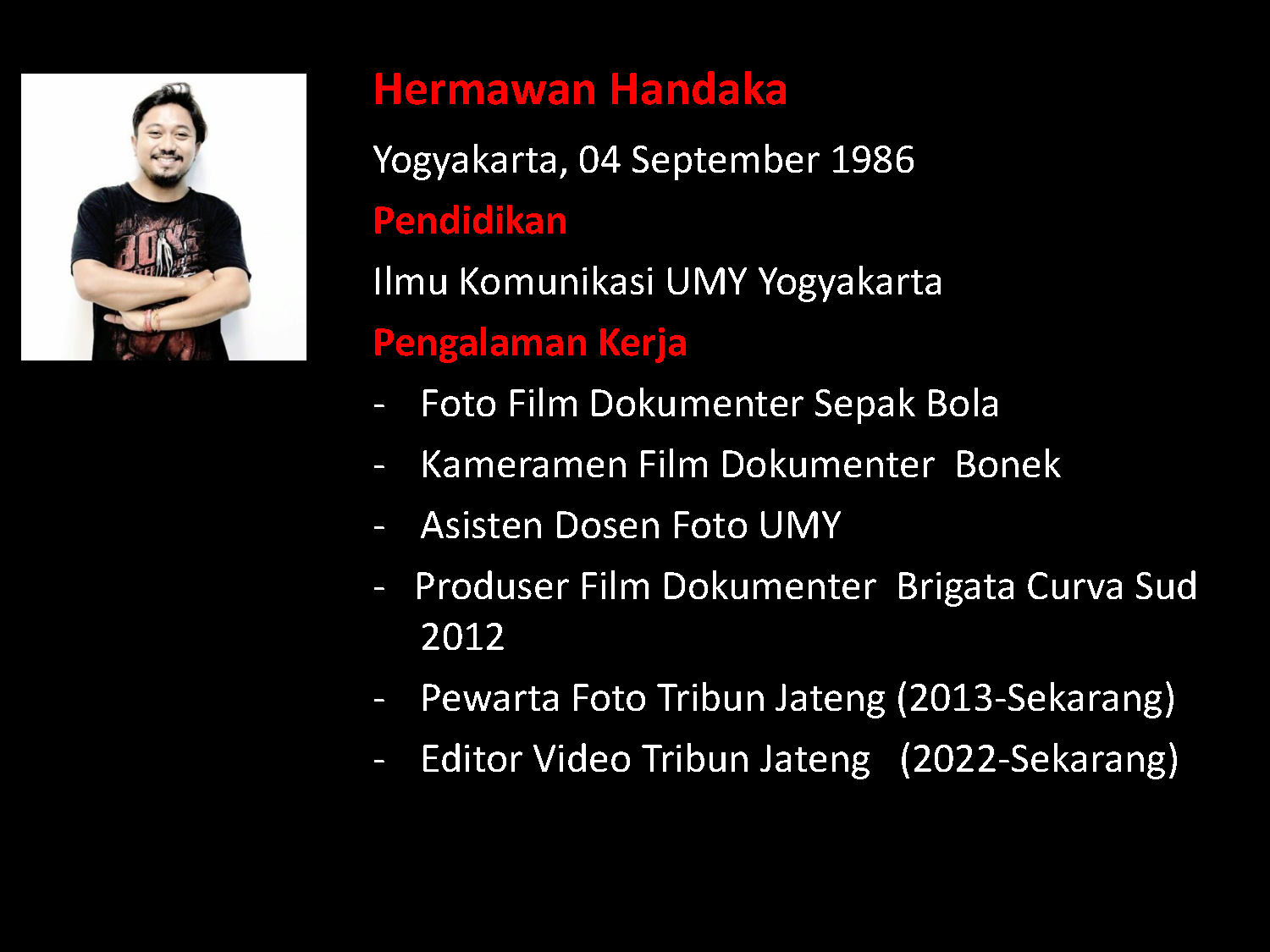 Foto Jurnalis Hermawan Handaka