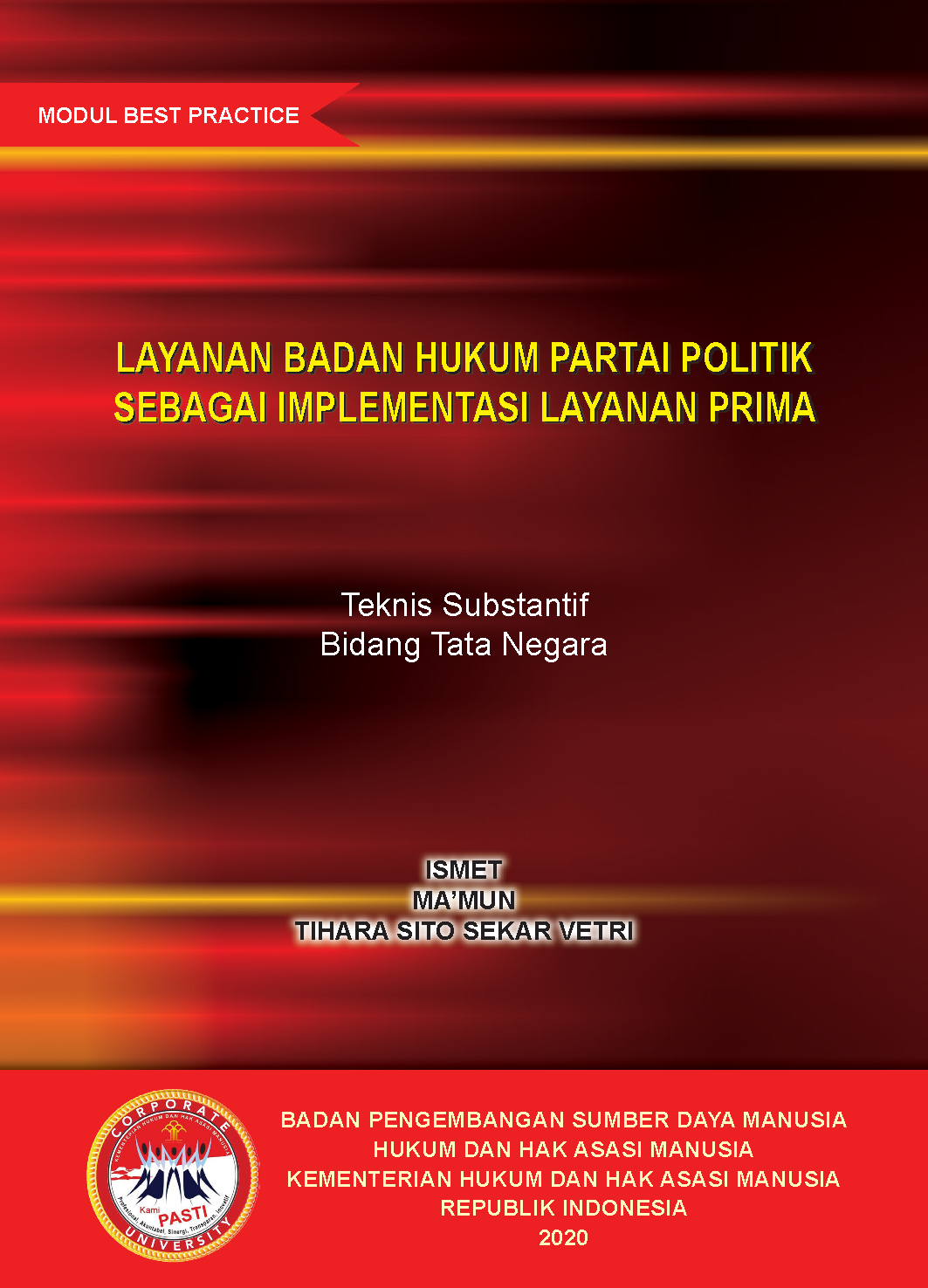 Pelayanan Badan Hukum Parpol Ditjen Ahu