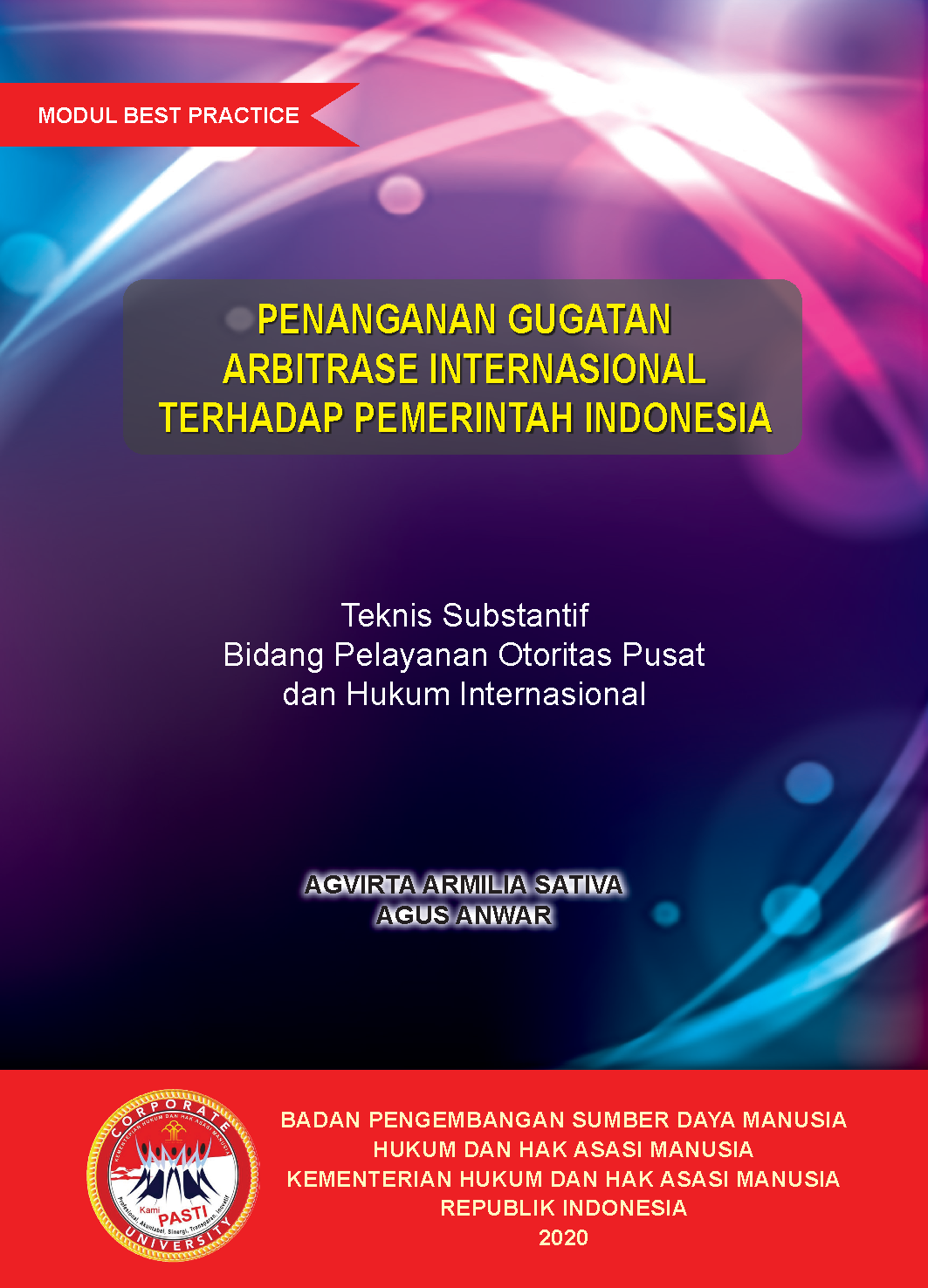 Penanganan Gugatan Arbitrase Ditjen Ahu
